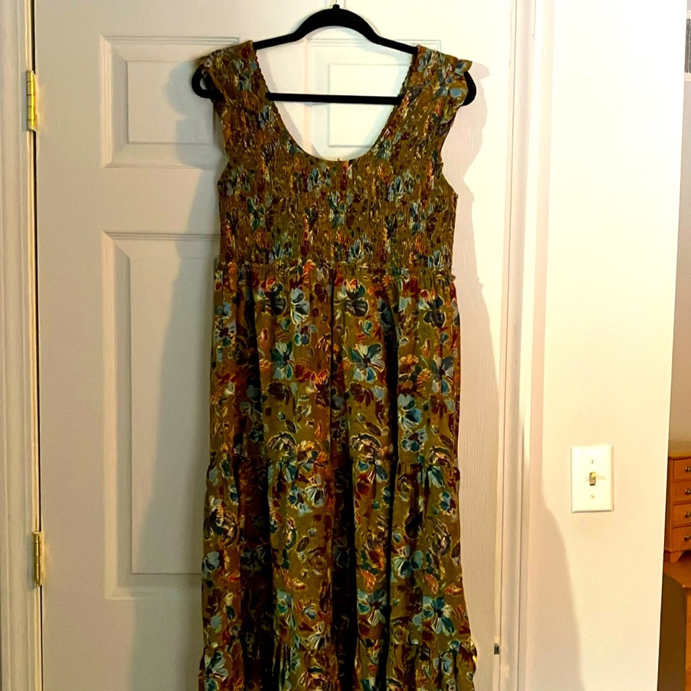 NATURAL LIFE Hippie Boho Maxi Dress NWT!!